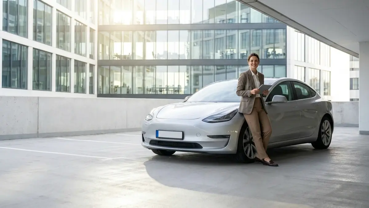 Beim elektrischen Dienstwagen steckt der größte Steuervorteil – oft mehr wert als jede Prämie.