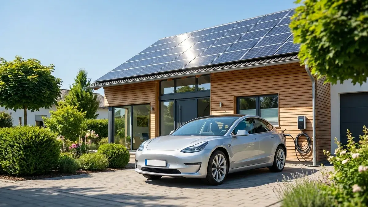 Mit eigenem Solarstrom geladen, wird jede Kilowattstunde zum direkt gesparten Geld.