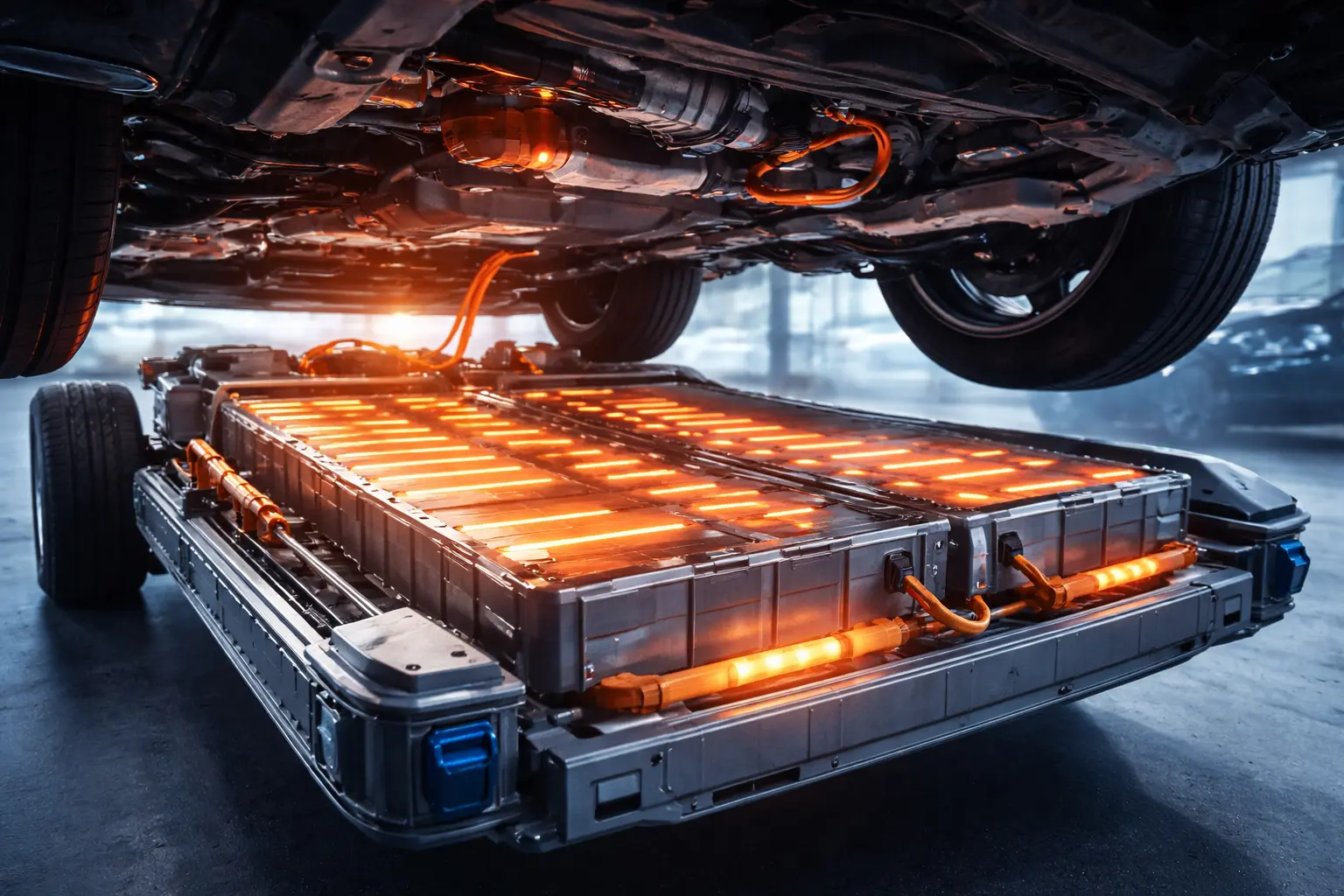 Batterie eines Elektroautos mit Elektroantrieb – Einfluss von Reichweite, Ladeleistung und Technik auf Kauf oder Leasing 2026