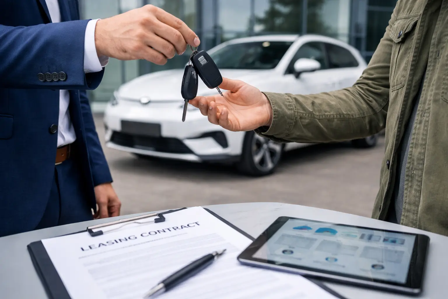 Leasing eines E Autos als Langzeitmiete – Übergabe eines Elektrofahrzeugs mit Leasingvertrag 2026