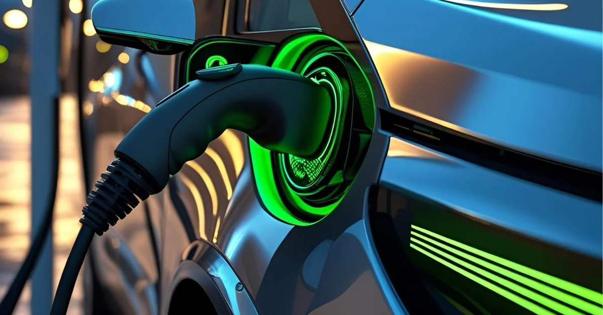 Elektroauto am Bordstein laden