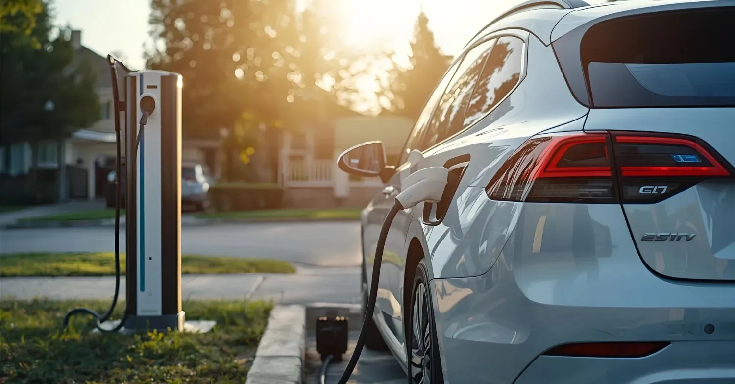Elektroauto lädt an öffentlicher Ladestation – Symbolbild für THG-Prämie 2026 und Auszahlung der THG-Quoten