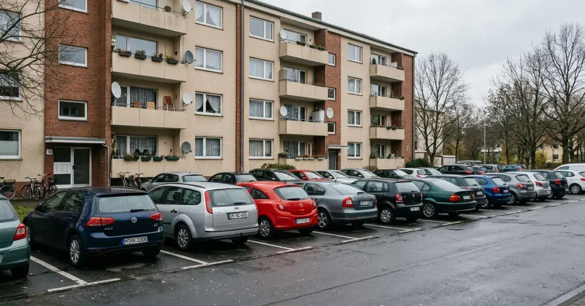 Mehrfamilienhaus ohne Ladeinfrastruktur für E-Autos