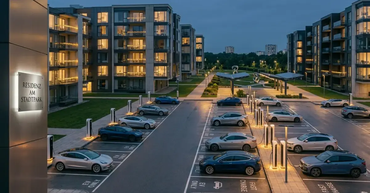Zukunft der Ladeinfrastruktur in Mehrparteienhäusern mit vielen Ladepunkten