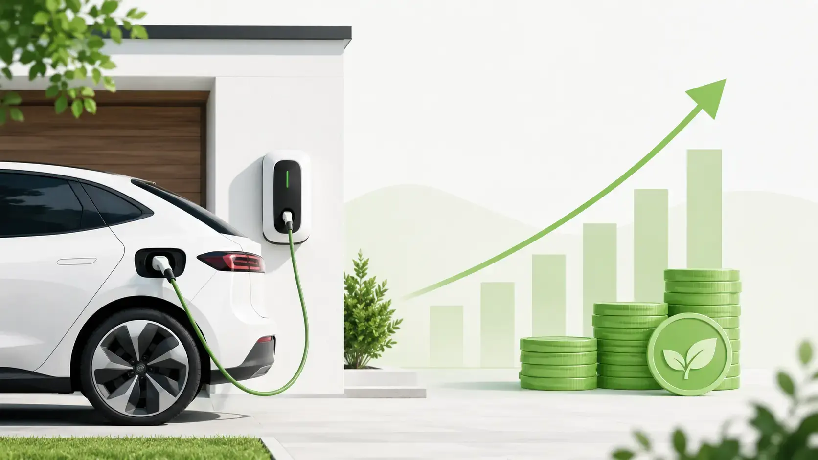 E-Auto an der Wallbox: So wandelst du deinen Ladestrom in eine jährliche THG-Prämie um.