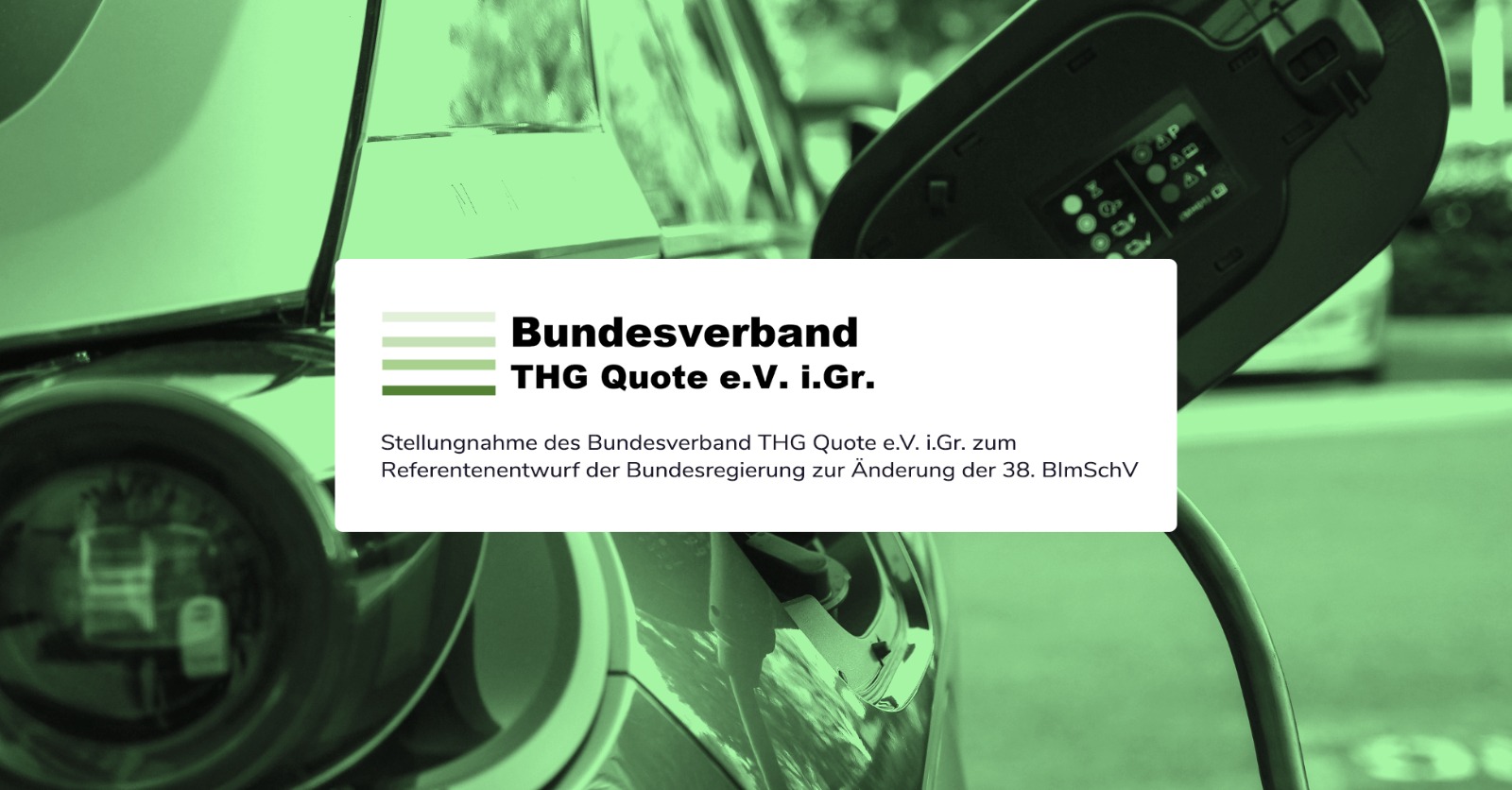 Wir sind Gründungsmitglied des Bundesverband THG Quote e.V.